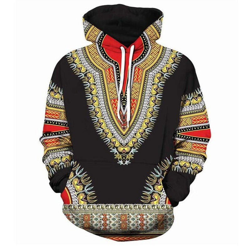 Unleash Your Inner Vibrance: 3D Printed Hoodies with African Flair