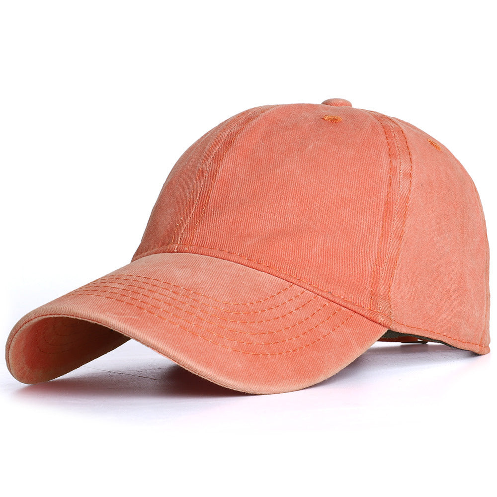 Washed Baseball Cap For Timeless Style