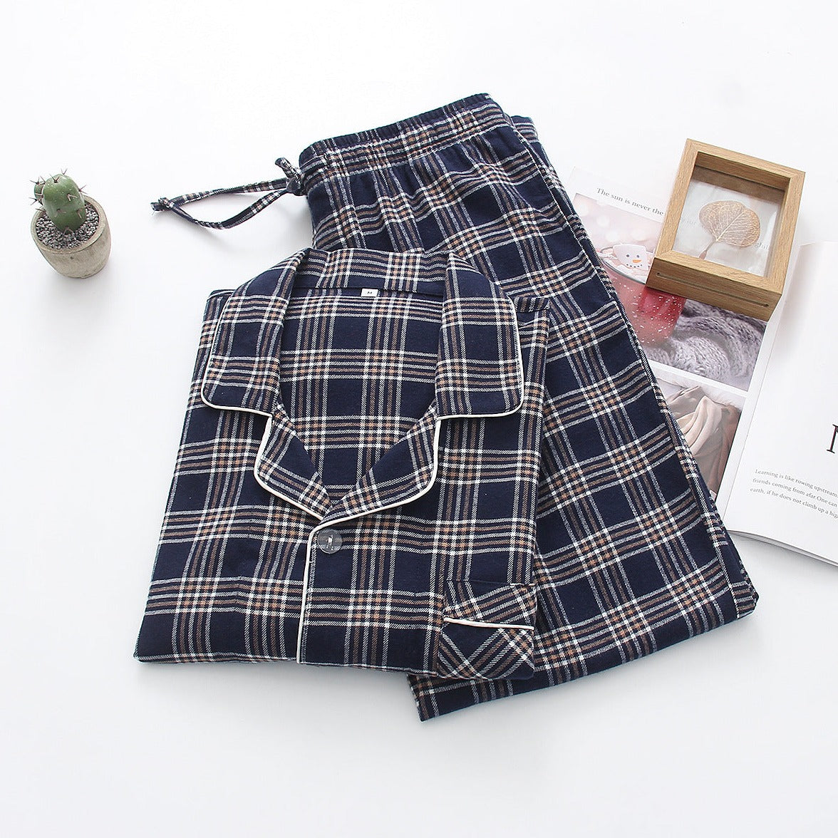 Cozy Cloud Comfort: Men's Flannel PJs For Blissful Lounging