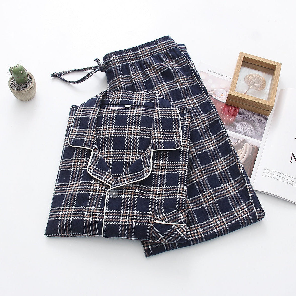 Cozy Cloud Comfort: Men's Flannel PJs For Blissful Lounging