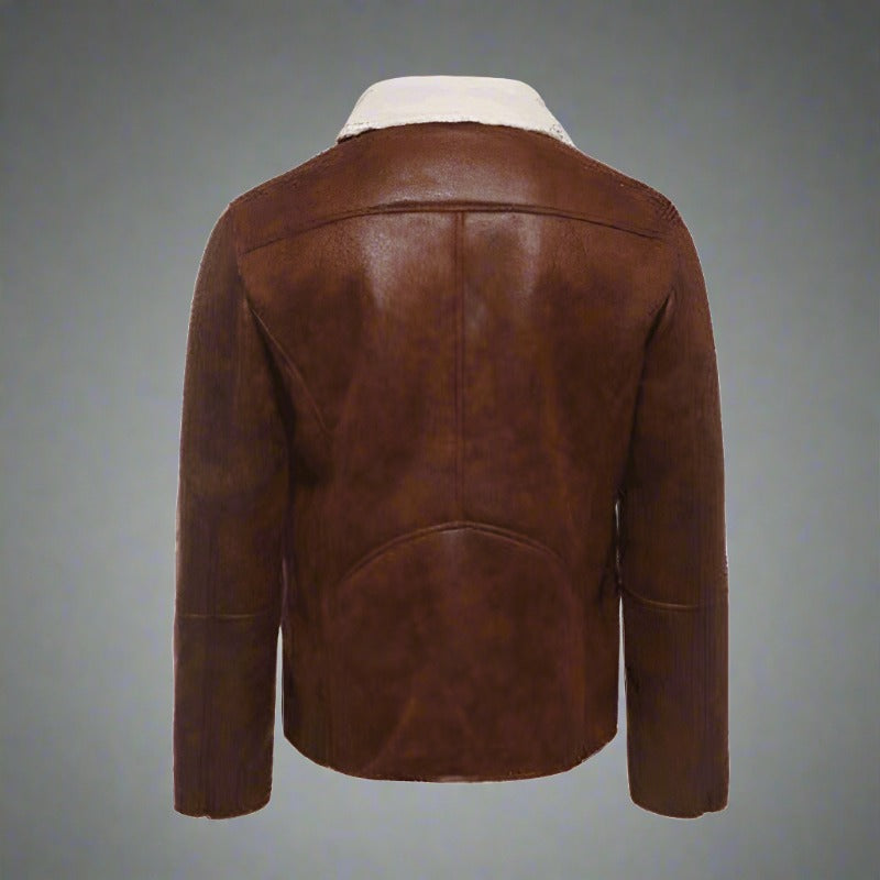 Warning: Excessive Chicness (Brown Leather + Faux Fur)