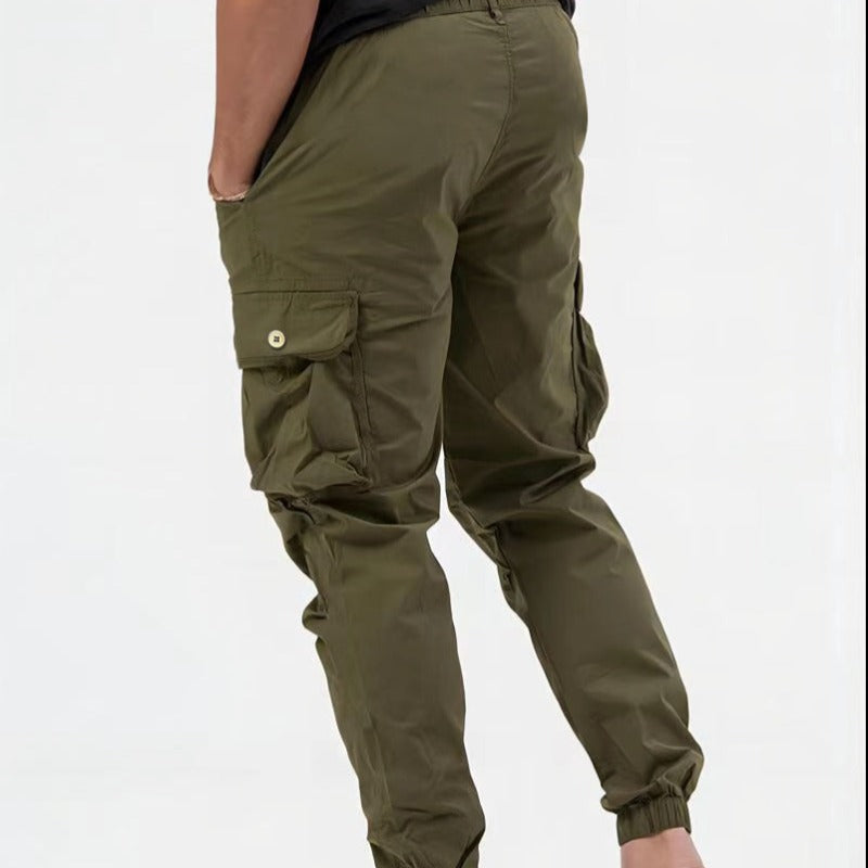 Cargo Cool: Utility Style Meets Comfort In Woven Pants