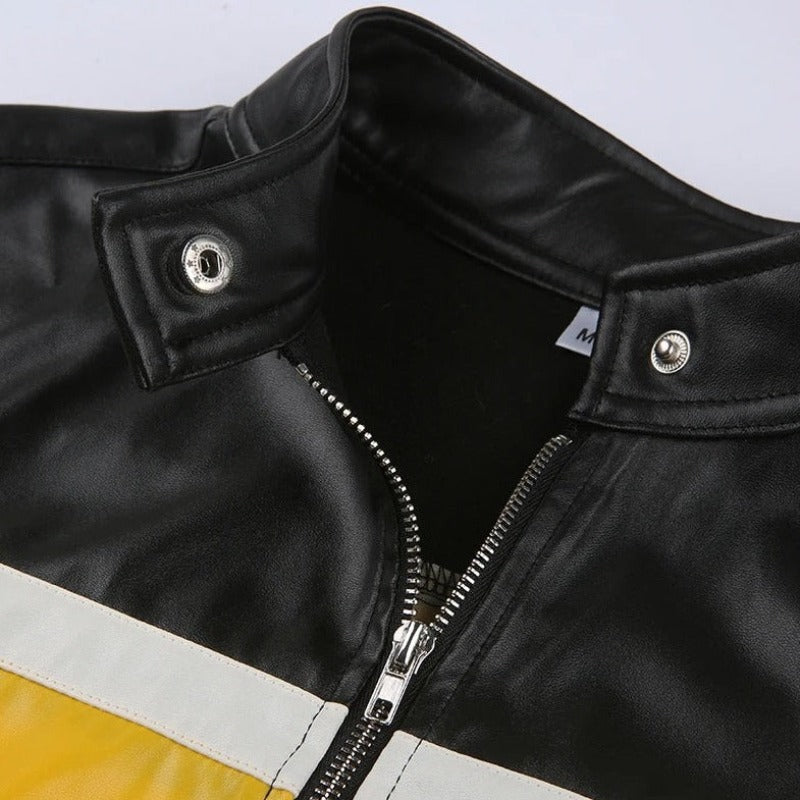 Cropped Biker Women's Leather Jacket: A Bold Statement Piece