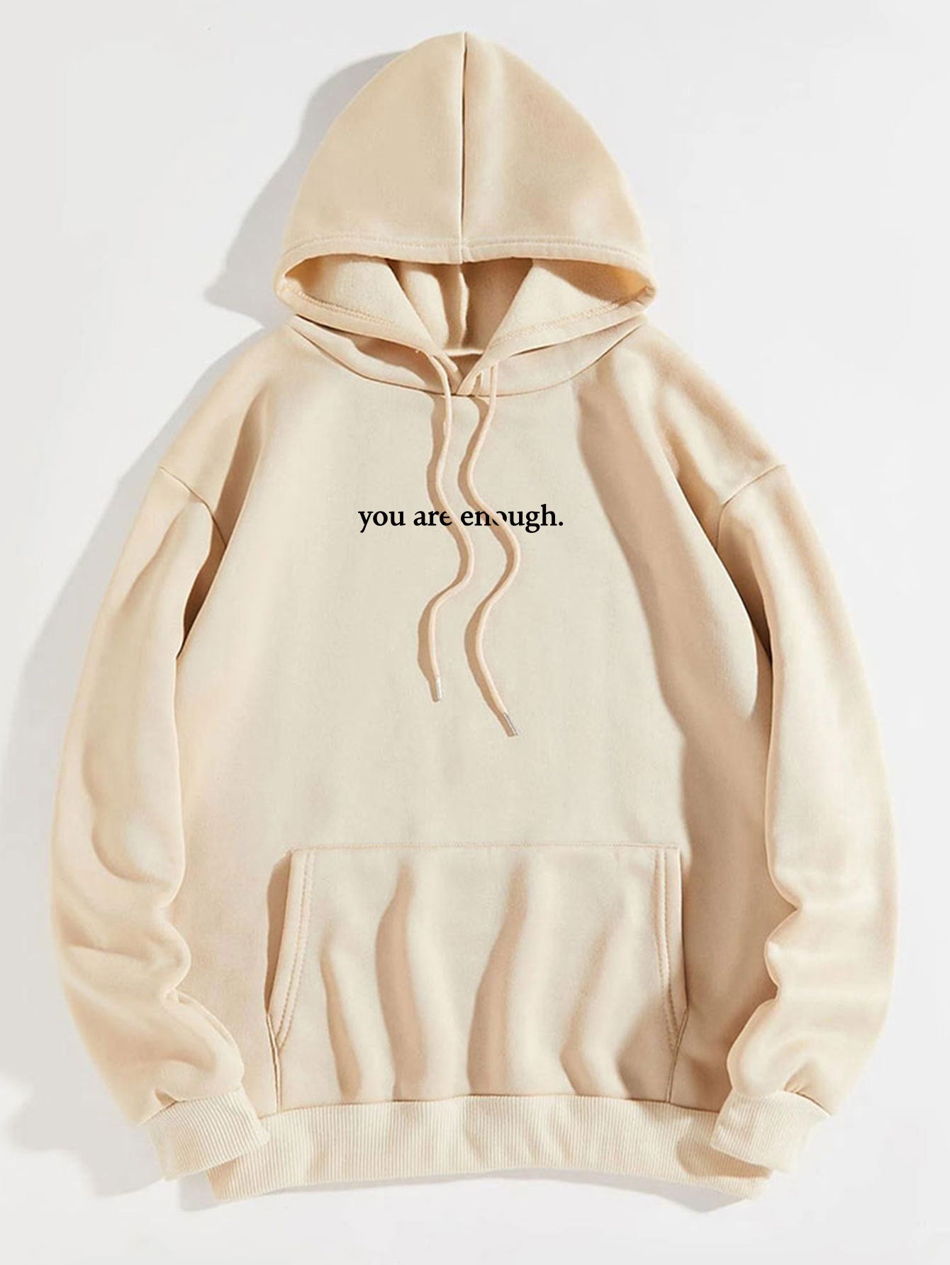 Share The Vibe: Cozy Hoodie With A Positive Message