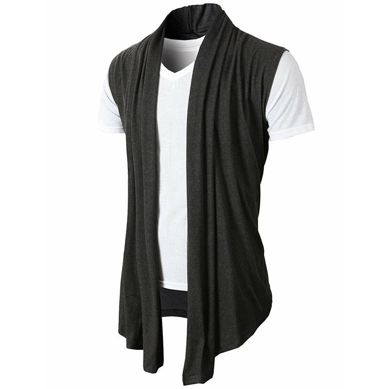 The Sleek & Easy Essential: Your Sleeveless Knit Cardigan (Sot Men)