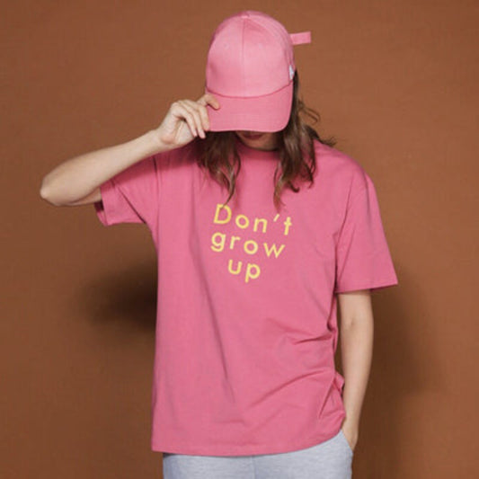 Stay Young @ Heart: Pink Tee With Playful Print