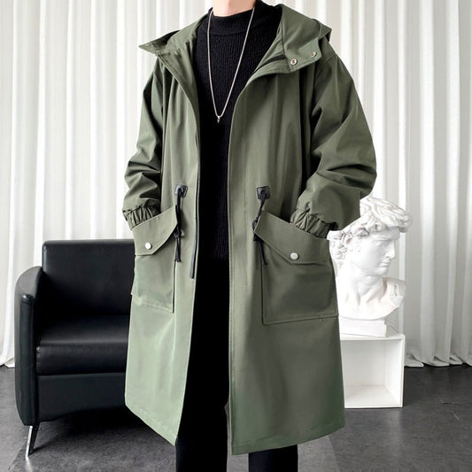 Face Any Weather In Style: Big Pocket Windbreaker Hooded Coat