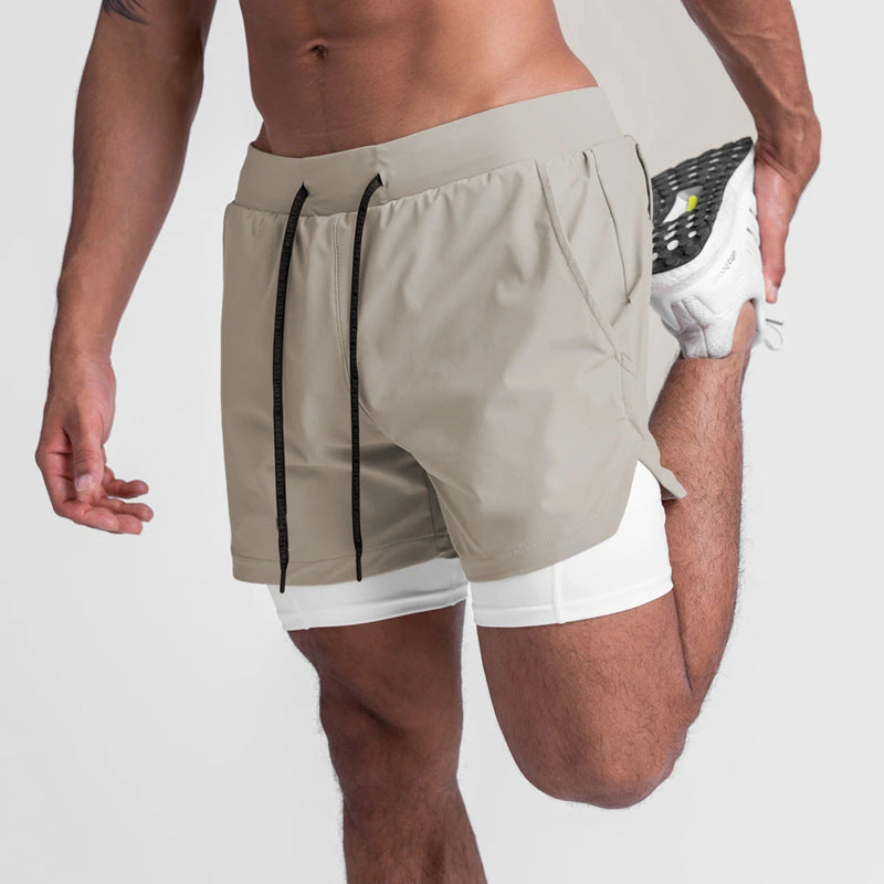 Conquer Your Workout In Comfort: Double-Layered Shorts With Hidden Pockets