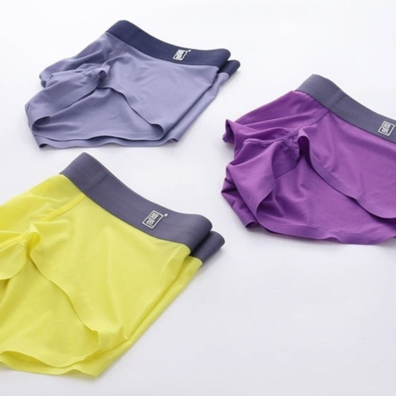 Summer Slayers: Breathable Ice Silk Boxers