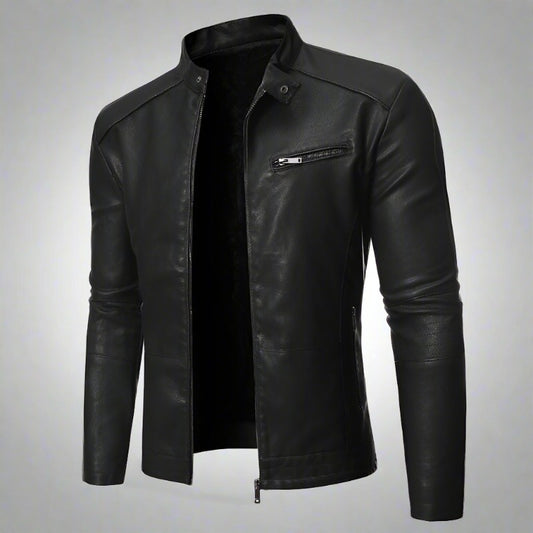 City Slicker: Own The Day In A Slim Fit Leather Jacket