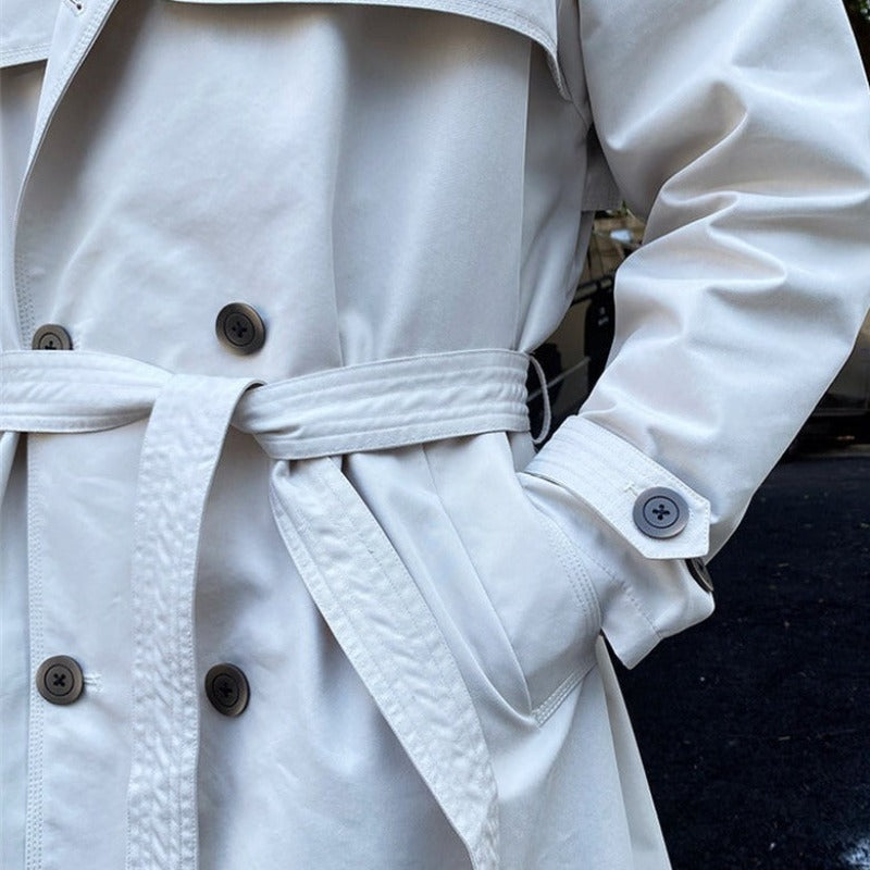 The Commuting Mid-Length Trench Coat: Effortless Elegance