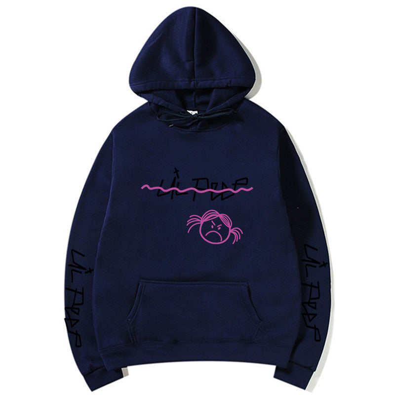 Channel Your Inner Emo Vibe: Lil Peep Print Hoodie