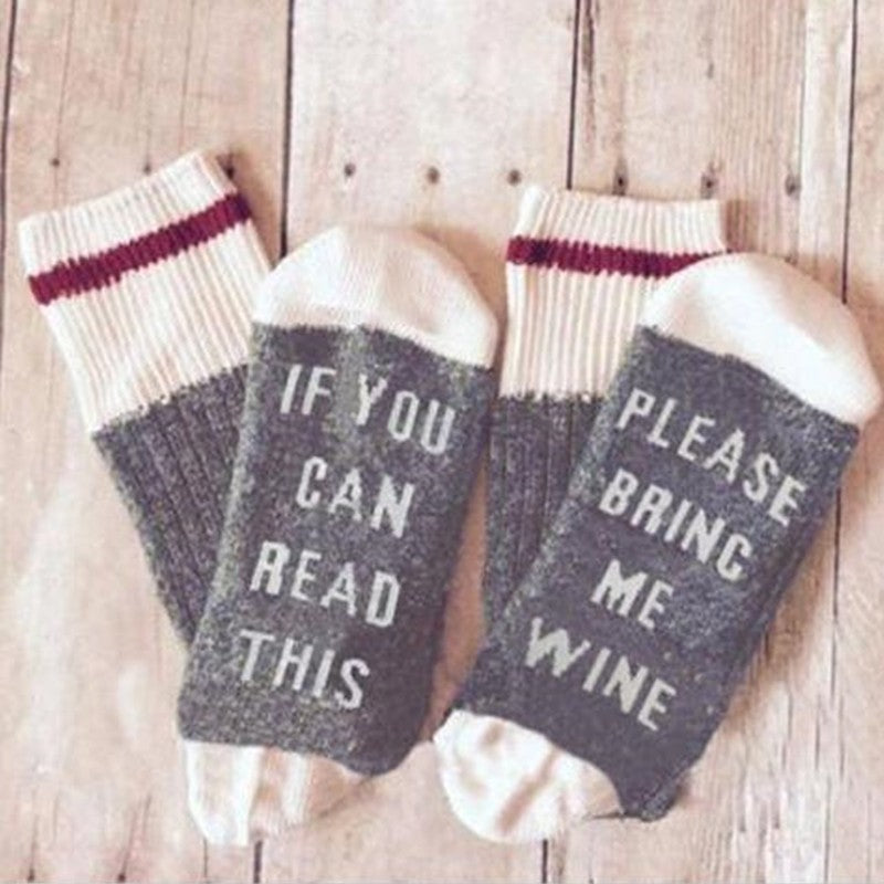 Funny Phrase Socks For Lazy Mood