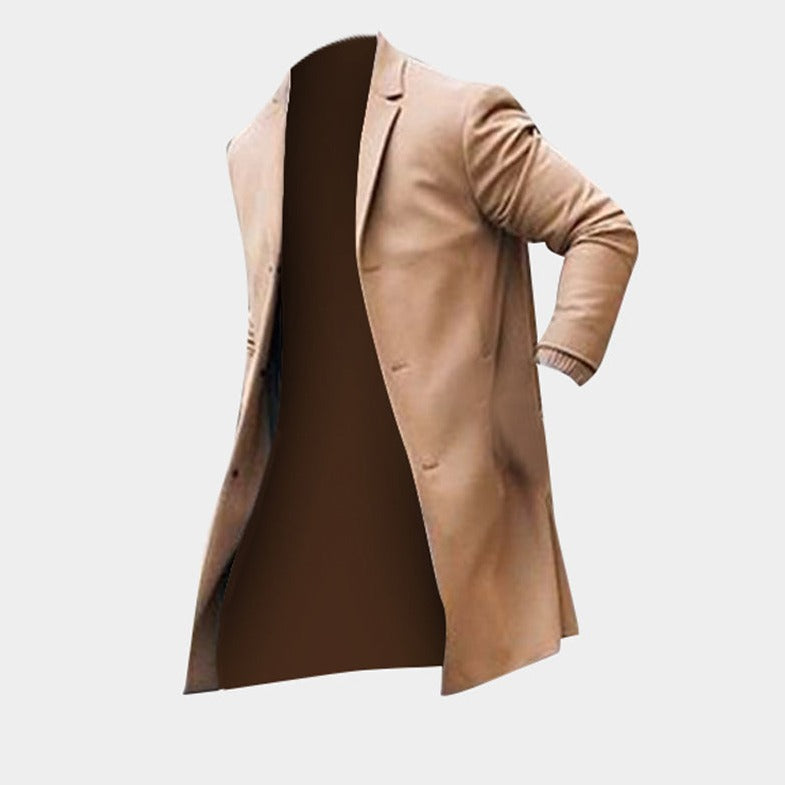 Reimagined Iconic Slim Fit Trench Coat For A Modern Man