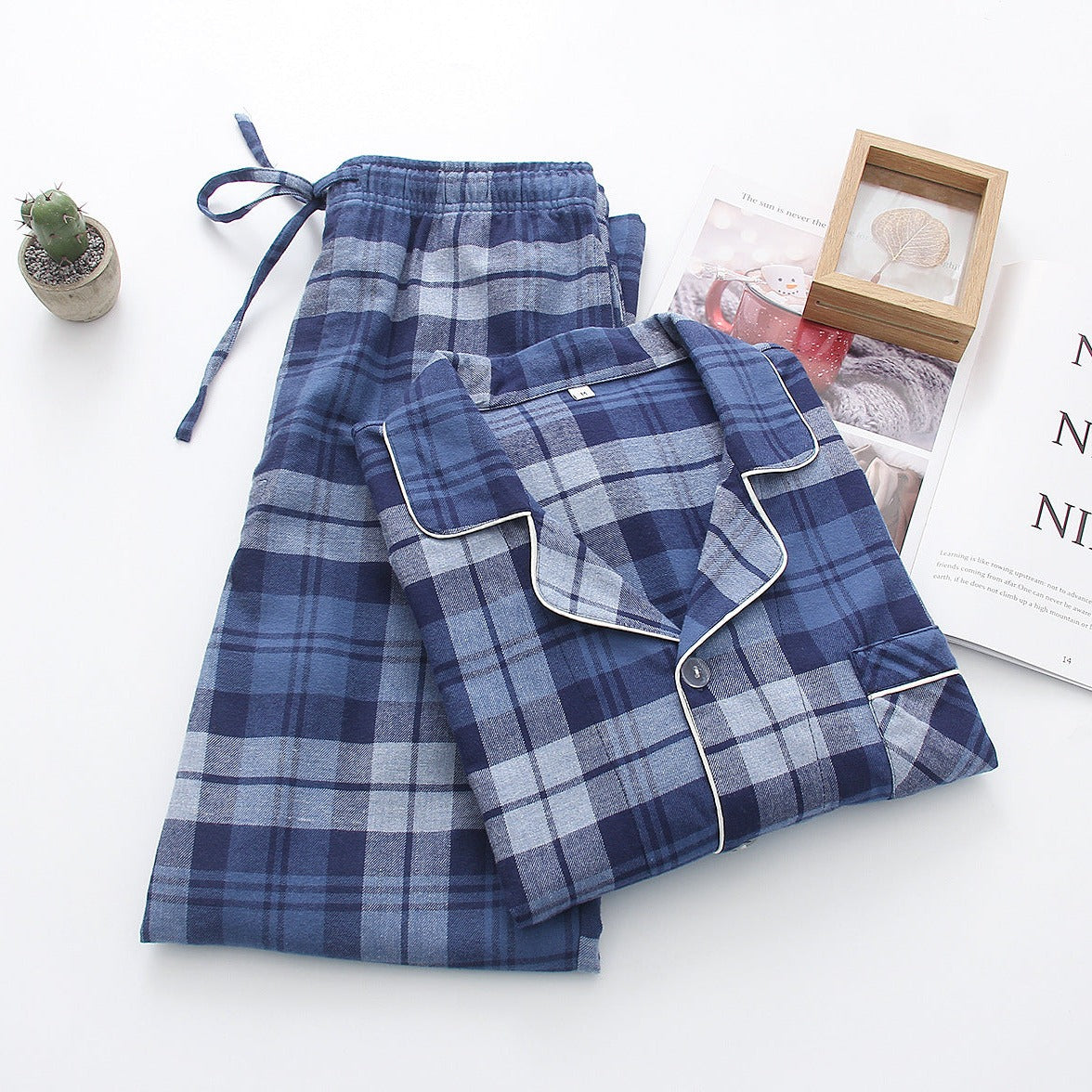 Cozy Cloud Comfort: Men's Flannel PJs For Blissful Lounging