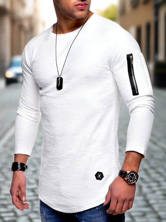 Casual Long Sleeve Top For Men: Effortless Comfort & Endless Style