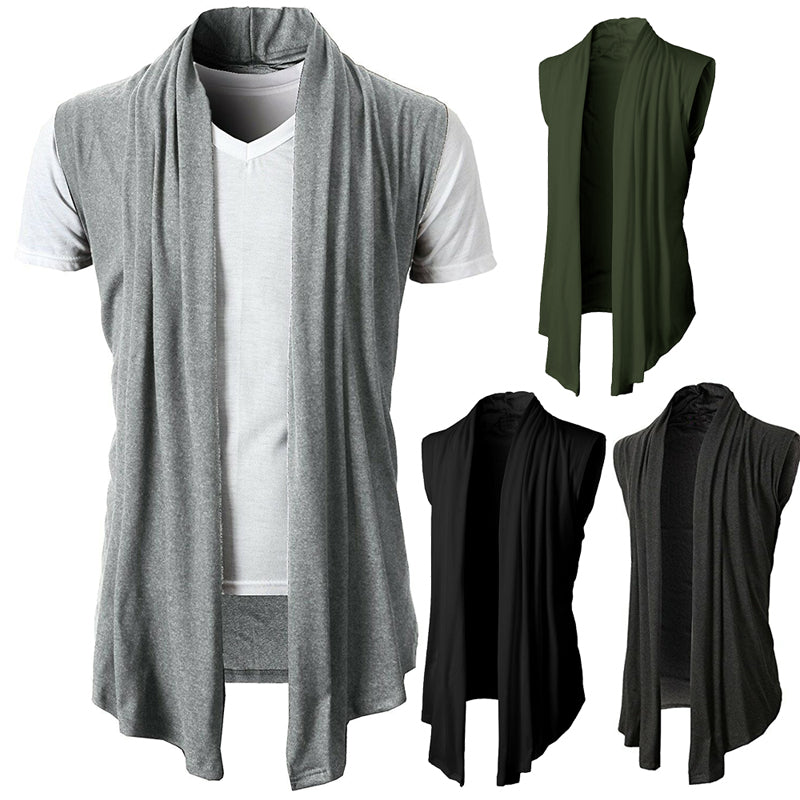 The Sleek & Easy Essential: Your Sleeveless Knit Cardigan (Sot Men)