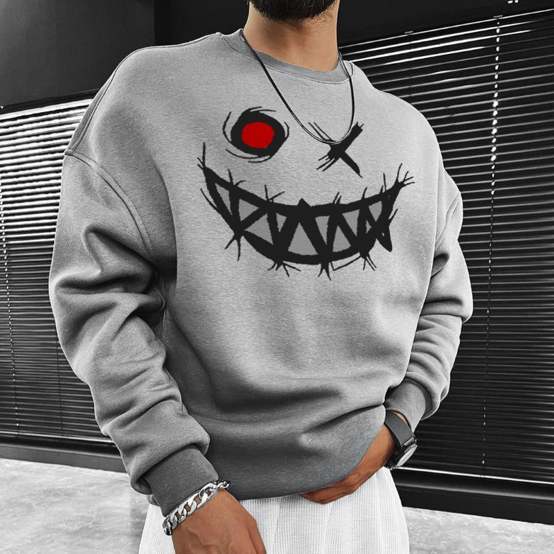 Bold & Casual: Your Graphic Crewneck Sweatshirt