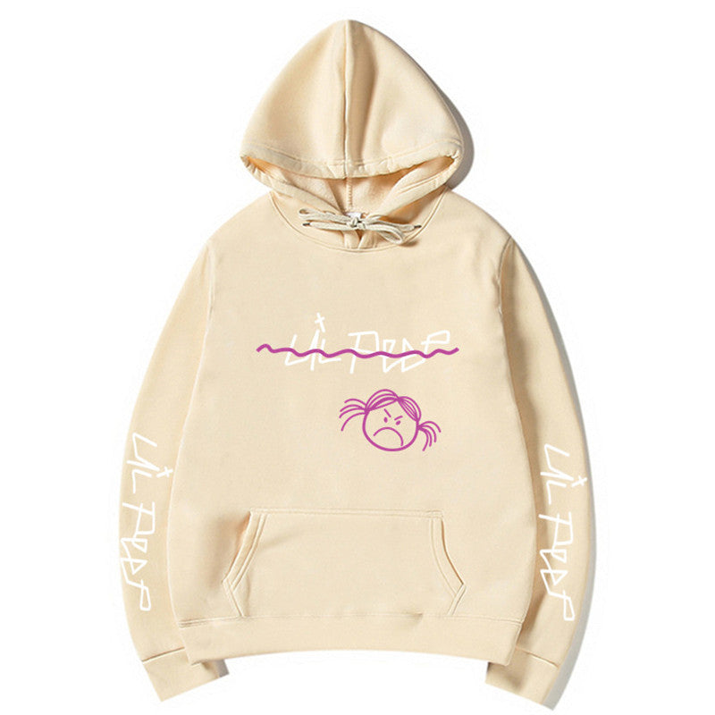 Channel Your Inner Emo Vibe: Lil Peep Print Hoodie