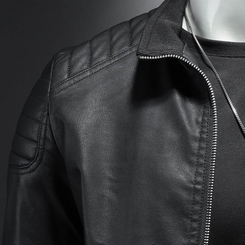 Highway Renegade: Leather Motorcycle Jacket