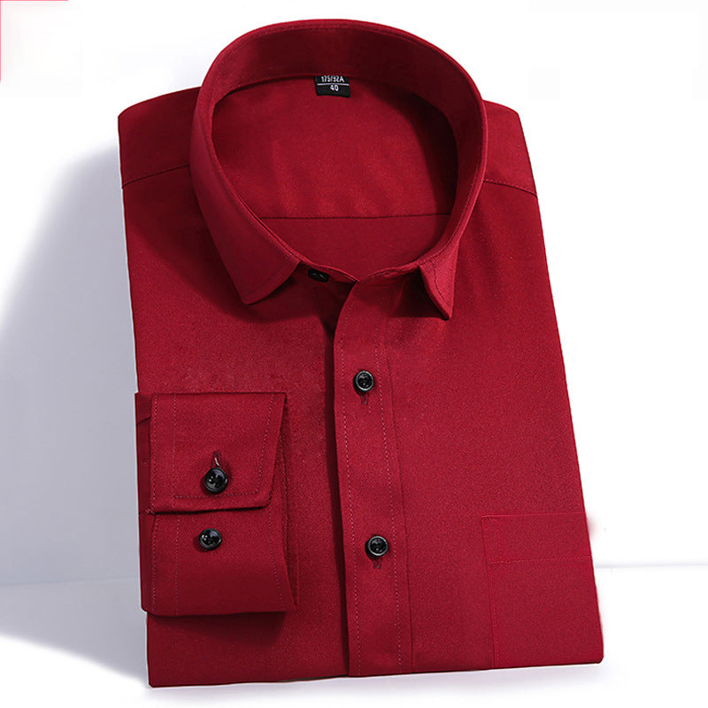 Sharp Lines, Timeless Style: Square Collar Long-Sleeved Shirt