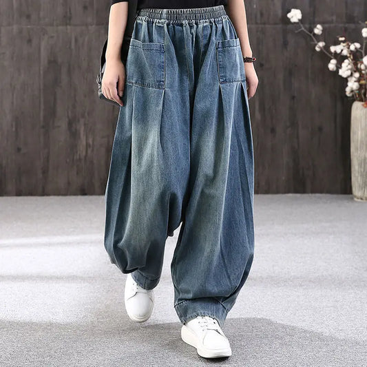 Street Style Staple: Women Baggy Harem Jeans