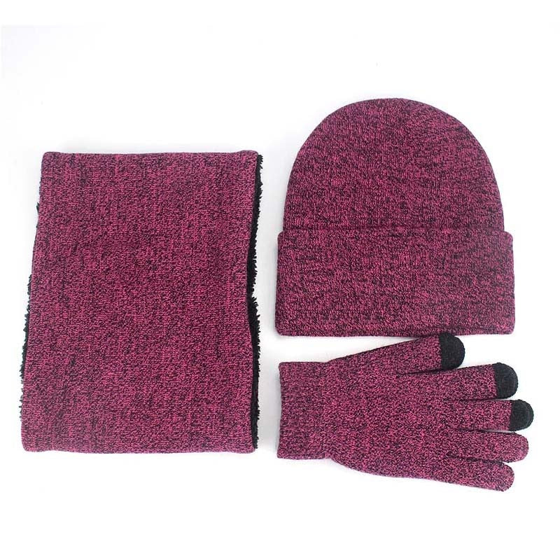 Beanie Hat, Ring Scarf & Gloves Set