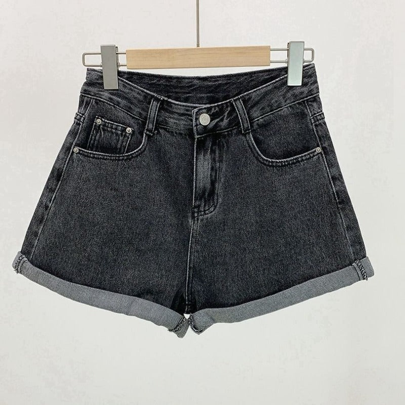 Vintage Vibes: High-Rise Denim Shorts For A Throwback Look