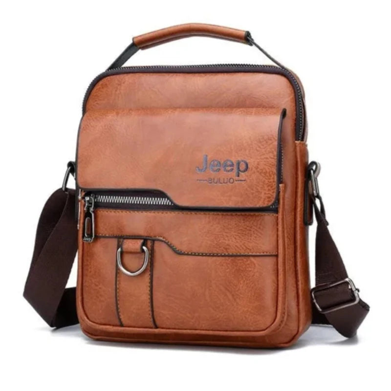 Sleek & Spacious: The Men's Crossbody Bag by Jeep Buluo