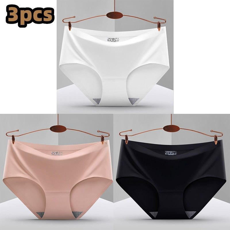 Pack of 3 Seamless, Traceless, Raw-Cut Briefs