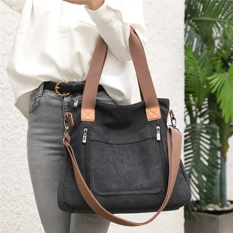 Carry It Your Way: The Multitasking Women's Shoulder Bag With Secure Zipper Closure