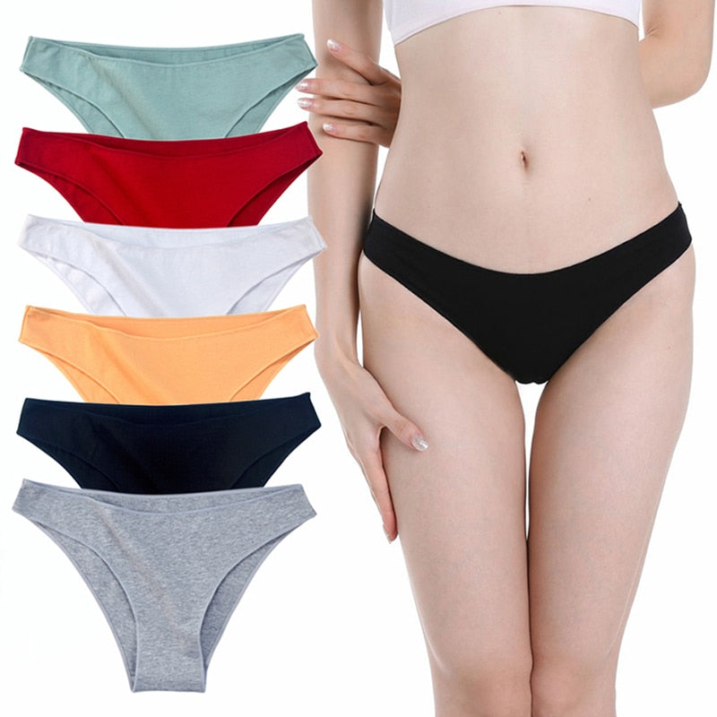 2-Pcs Cotton Panties: Soft, Comfortable & Breathable