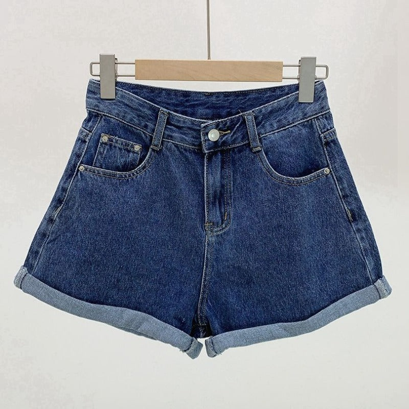 Vintage Vibes: High-Rise Denim Shorts For A Throwback Look