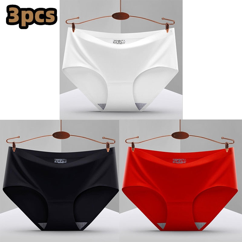 Pack of 3 Seamless, Traceless, Raw-Cut Briefs