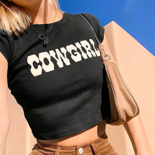 Howdy, Hottie: "Cowgirl" Crop Top For The Fiery Fashionista