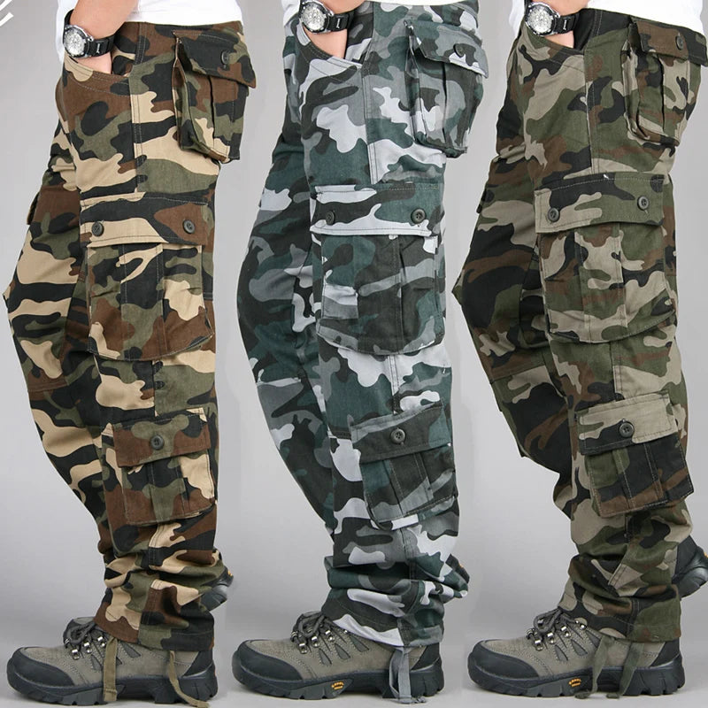 Solid & Camo Cargo Pants: Durable Comfort For Every Mission