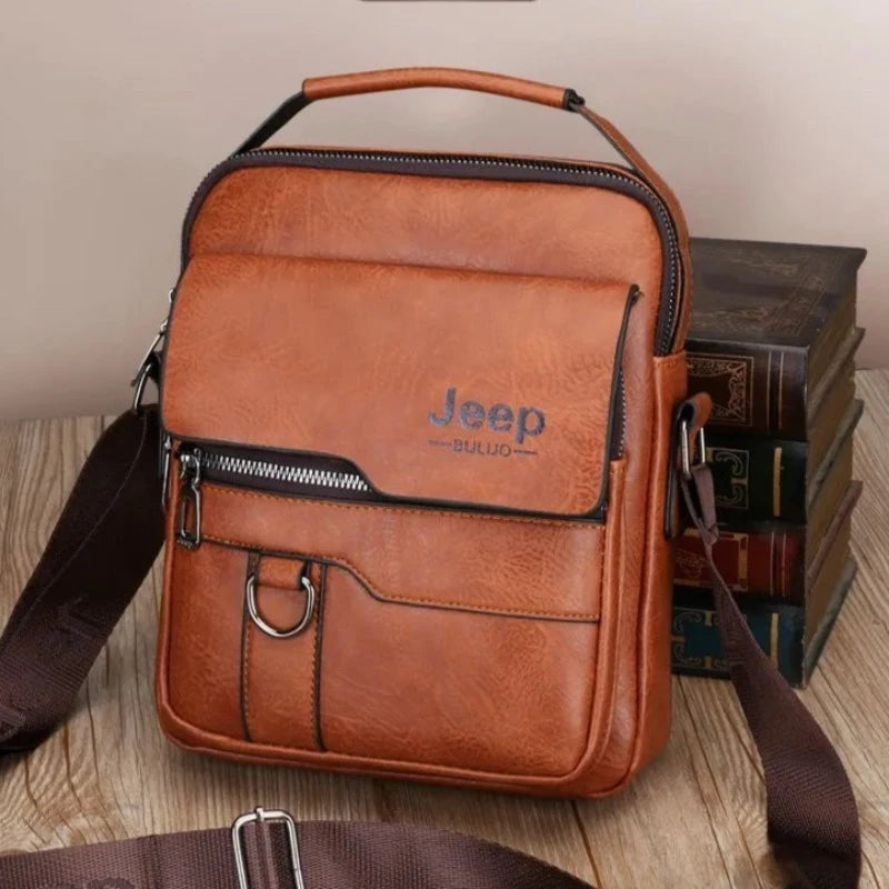 Sleek & Spacious: The Men's Crossbody Bag by Jeep Buluo