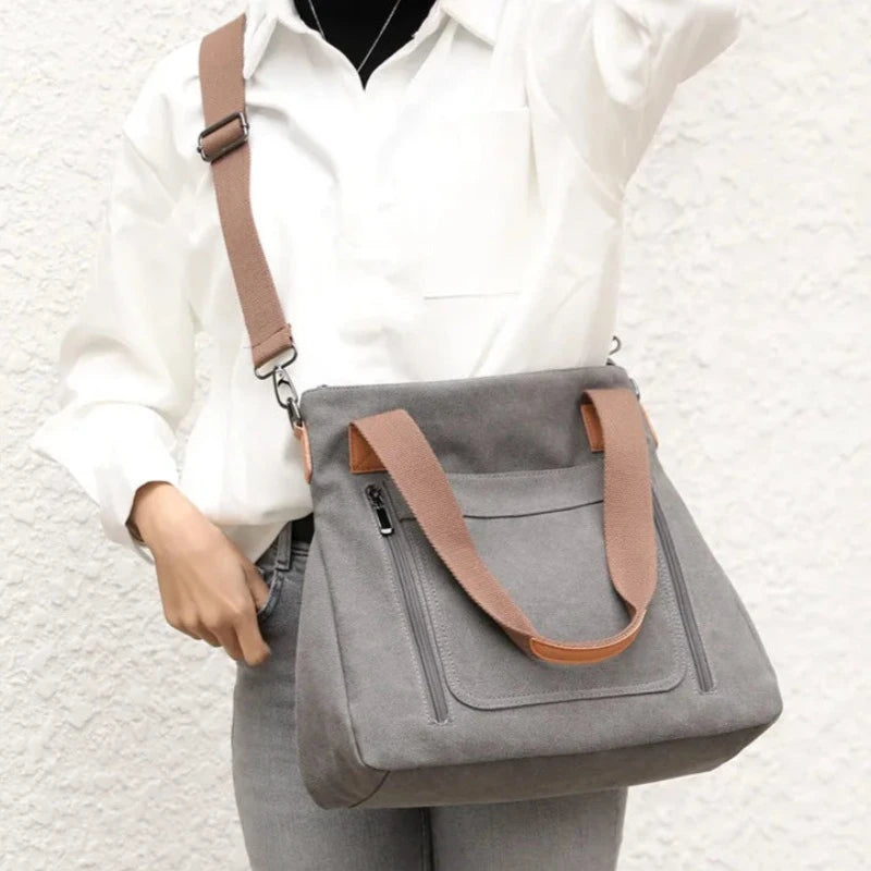 Carry It Your Way: The Multitasking Women's Shoulder Bag With Secure Zipper Closure