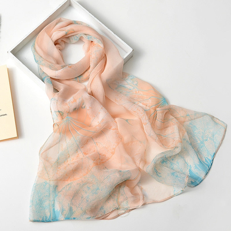 Sunshine & Blooms: Lighten Up With Colorful Floral Scarf Shawls