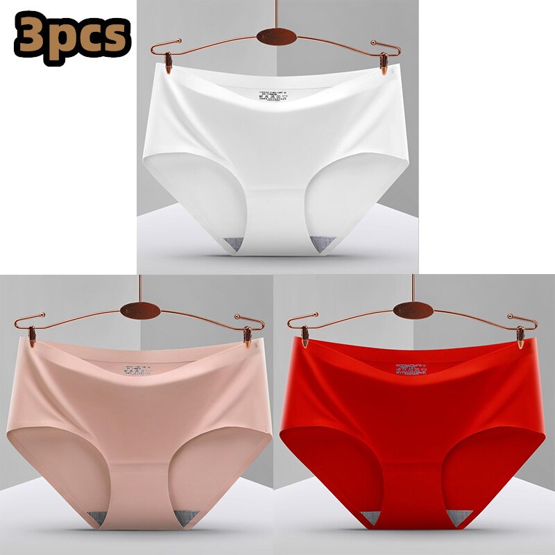 Pack of 3 Seamless, Traceless, Raw-Cut Briefs