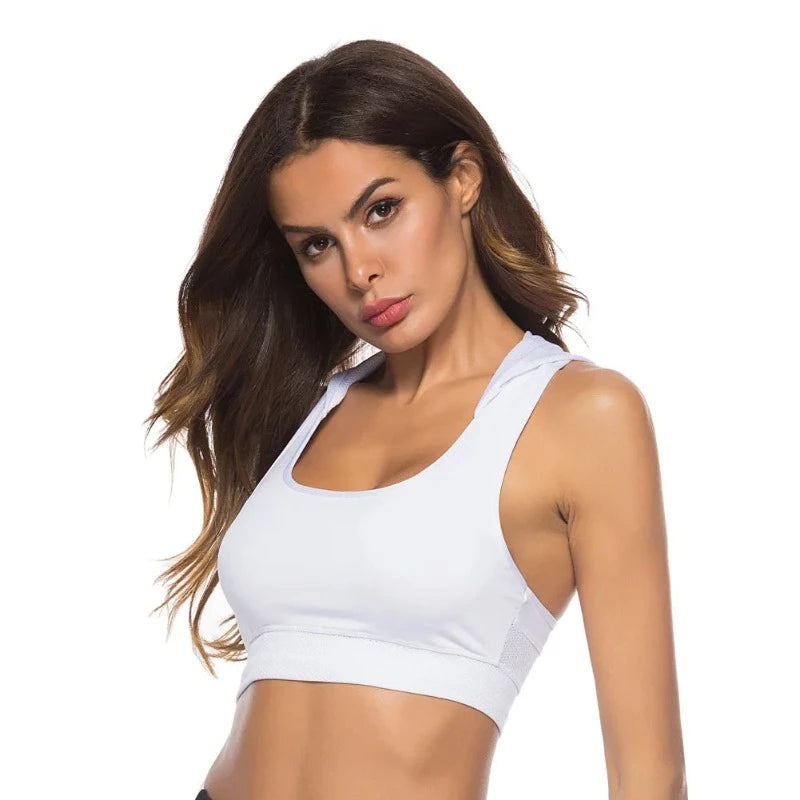 Confidence Booster: Quick-Dry Hooded Sports Bra