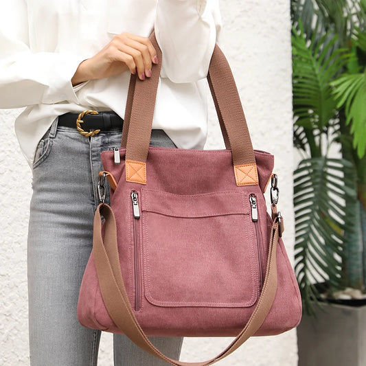 Carry It Your Way: The Multitasking Women's Shoulder Bag With Secure Zipper Closure