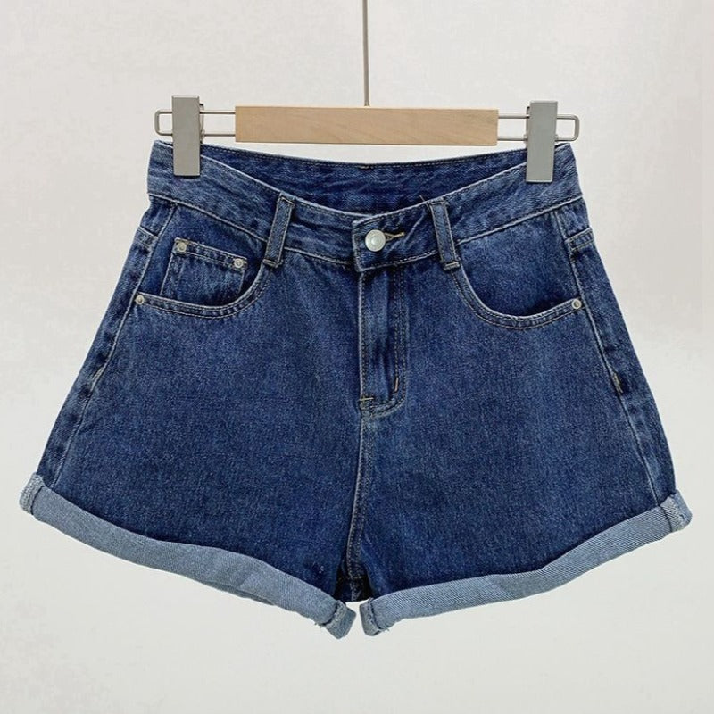 Vintage Vibes: High-Rise Denim Shorts For A Throwback Look