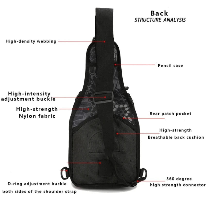 Organize In Style: Multi-Functional Tactical Chest Bag