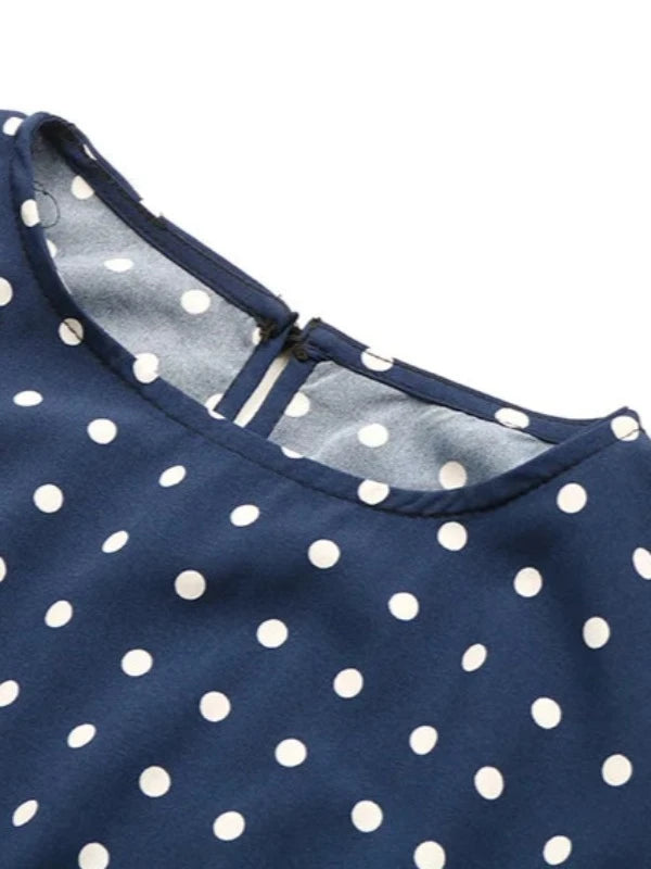 Less Is More: A Minimalist Polka Dot Masterpiece Dress