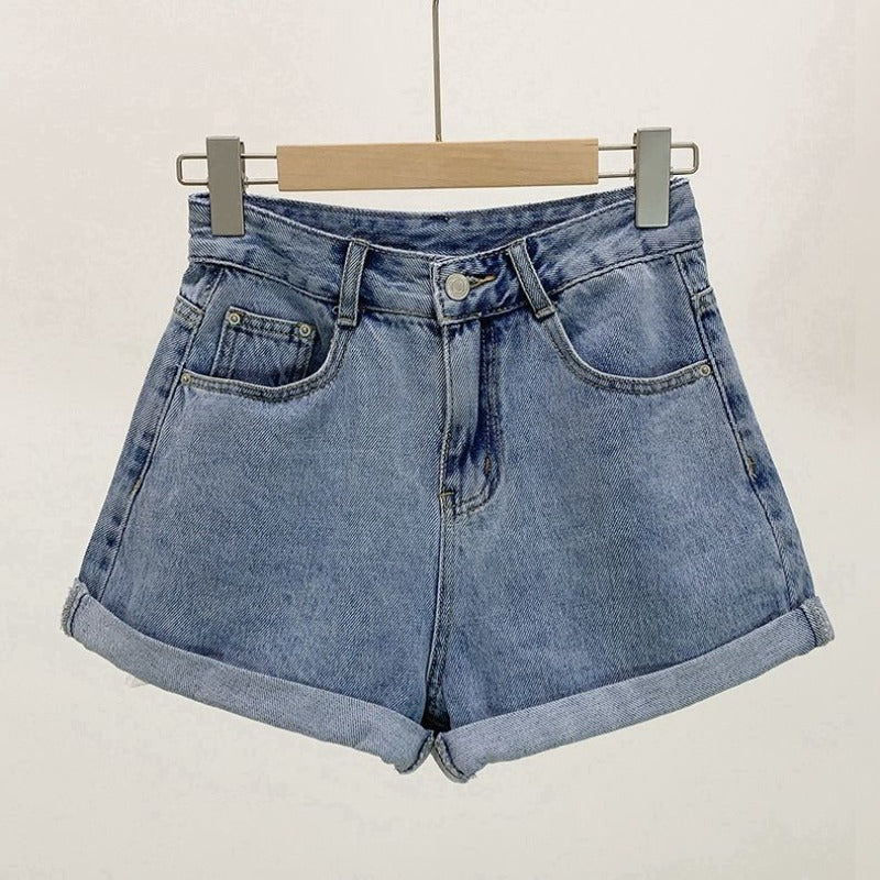 Vintage Vibes: High-Rise Denim Shorts For A Throwback Look