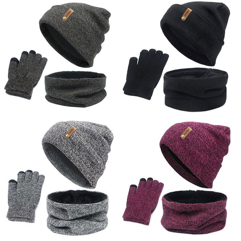 Beanie Hat, Ring Scarf & Gloves Set