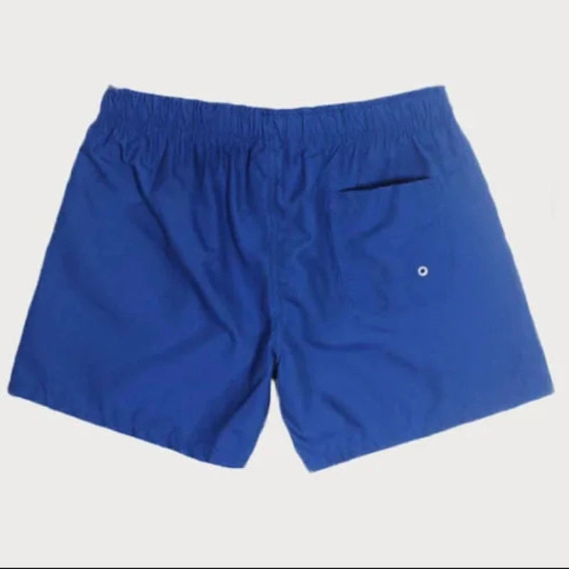 Summer Escape: Quick-Dry, Solid Color Swim Trunks For Men