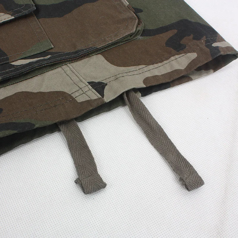 Hidden Arsenal: Cotton Camo Cargo Shorts