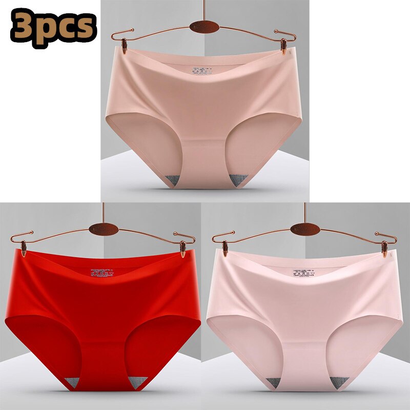 Pack of 3 Seamless, Traceless, Raw-Cut Briefs